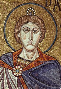 The Prophet Daniel (detail) of Interior Mosaics in the St. Marks Basilica, 12th century by Byzantine Byzantine