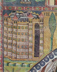 Jerusalem (detail) by Byzantine School