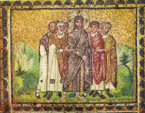 Jesus and Apostles by Byzantine School