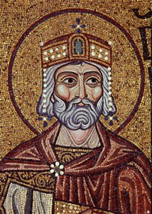 King David (10th Century BC) (detail) by Byzantine School