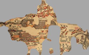 Map, Madaba, Jordan by Byzantine School