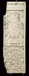 Panel from the Diptych of Consul Areobindus, Constantinople, 506 AD by Byzantine School