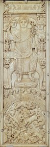 Panel from the Diptych of Consul Areobindus, Constantinople by Byzantine School