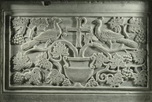 Peacocks and Vines by Byzantine School