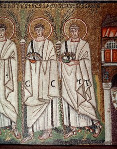 Procession of martyrs (detail)