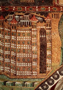 View of Jerusalem (detail) by Byzantine School