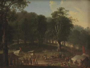 A Troupe of Performers Arriving at the Fair at Dyrehavsbakken Near the Deer Park, North of Copenhagen