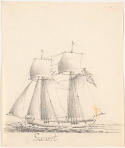 Schooner by C.A. Lorentzen