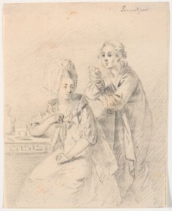 Draft for Portrait of College Deputy Frederik Carl Trant and Wife Cornelia, née Schumacher