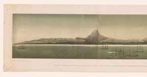 View of the Coast of Great Aceh, with the Fleet of the First Aceh Expedition Offshore by C.A. Whitten
