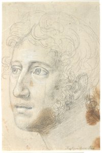 Study Head of Hother by C.G. Kratzenstein Stub