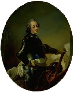 Portrait of Frederik V in Armor by C.G. Pilo