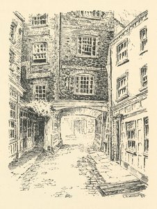 Old Bell Inn, Holborn by CH Walker