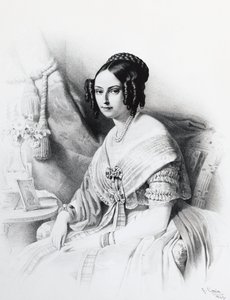 Portrait of Maria Adelaide of Habsburg-Lorraine by J.B. and Brown J. Rowbotham