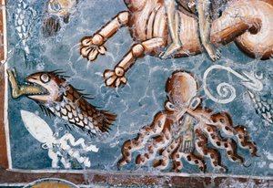 Sea creatures, (detail)