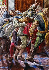 Assassination of Henry I, Duke of Guise, by the bodyguard of King Henry III