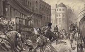 Horse-driven omnibus, London