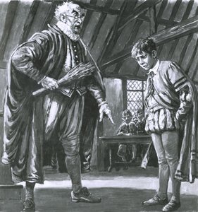 Shakespeare Being Disciplined as a Boy by C.L. Doughty