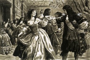 Unidentified ballroom dancers (17th century?)
