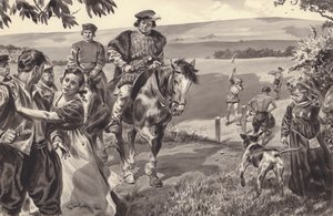 Unidentified historical scene, probably relating to enclosures