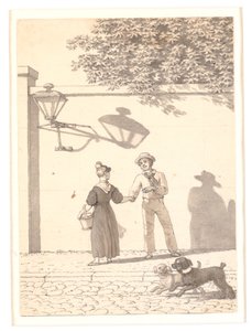A Sailor Taking Leave of his Girl