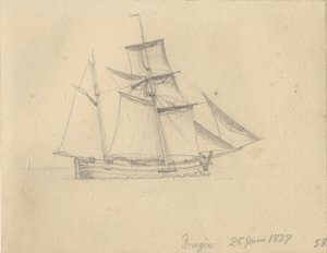 En Kuf by Christoffer Wilhelm Eckersberg