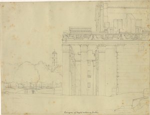 A Scene from Via Sacra, on the Roman Forum with the Temple of Antoninus and Faustina and View Towards the Capitoline Hill, Rome