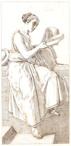 Reason. Allegorical Figure by Christoffer Wilhelm Eckersberg