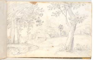 Landscape, After a Graphic Template? by Christoffer Wilhelm Eckersberg