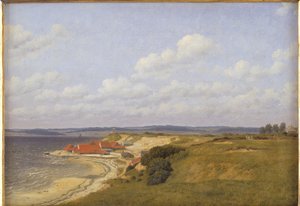 Renbjerg Tileworks by Flensburg Fiord by Christoffer Wilhelm Eckersberg