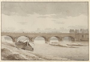 The Seine Bridge at Neuilly, Paris, May 13, 1812 by Christoffer Wilhelm Eckersberg