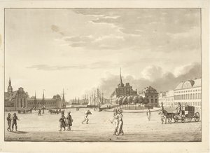 The Square in Copenhagen with Holmen