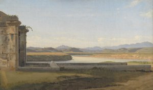 View from the Fontana Acetosa, Rome by Christoffer Wilhelm Eckersberg