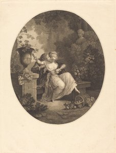 The Upset Basket by C. A. L. Buisson after Charles Michel Ange Challe