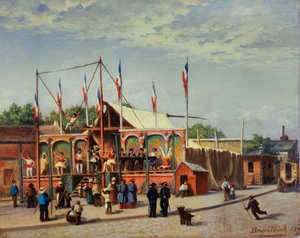The Marquee of the Wrestler Dubois, Boulevard de la Villette