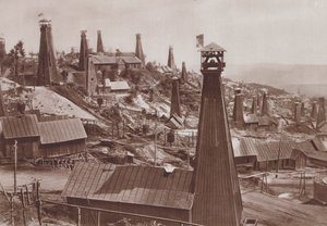 Oil Wells of Bustenari, Romania by C. Chusseau Flaviens