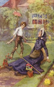 Illustration for David Copperfield by Charles Dickens by C. Dudley (after) Tennant