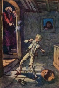 Illustration for Oliver Twist by Charles Dickens by C. Dudley (after) Tennant