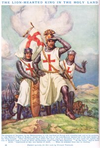Portrait of Richard I, The Lion-Hearted King in the Holy Land
