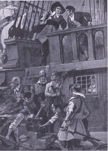 How General Blake Fought Naval Battles, Illustration from 
