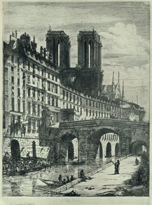 The Little Bridge by C. H. Meryon