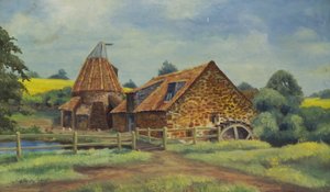 Preston Mill, North Berwick by C. Hersley Gilbert