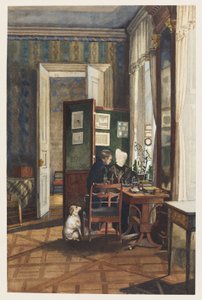A Room in the Reuss Palace, Dresden by C. M. Fredro