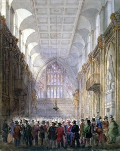 Interior of the Guildhall, City of London