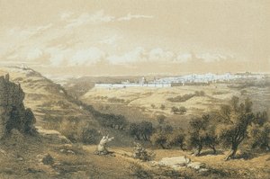 Hebron, Etching by C. Schacher