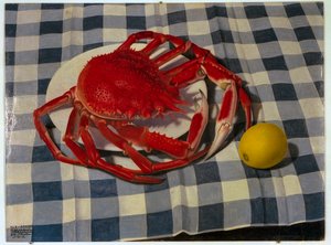 Crab and Lemon by Cagnaccio di San Pietro