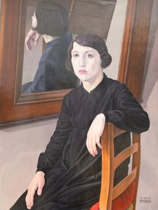 Woman at the Mirror by Cagnaccio di San Pietro