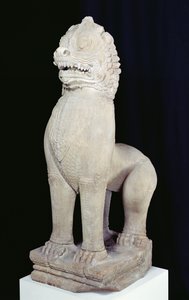Lion, from Preah Khan, Bayon Style by Cambodian Cambodian