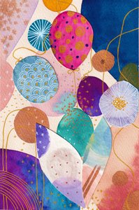 Vibrant Festive Balloons by Camille Contini