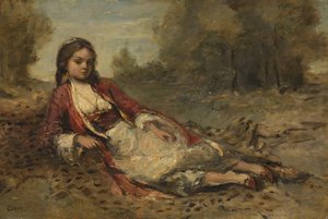 Algerian Woman by Camille Corot